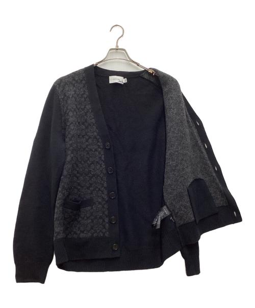 COACH（コーチ）COACH (コーチ) シグネチャーニットカーディガン ブラック サイズ:SIZE Mの古着・服飾アイテム