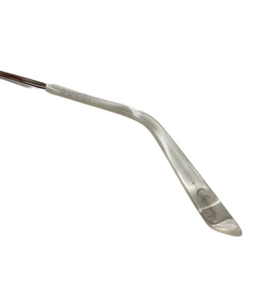 GUCCI（グッチ）GUCCI (グッチ) アビエーター 伊達眼鏡 シルバーの古着・服飾アイテム