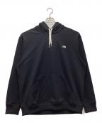 THE NORTH FACEザ ノース フェイス）の古着「スモールロゴヘザースウェットフーディ プルオーバーパーカー」｜ブラック