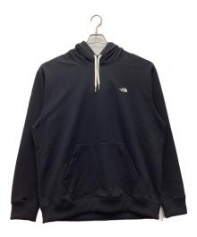 THE NORTH FACE（ザ ノース フェイス）の古着「スモールロゴヘザースウェットフーディ プルオーバーパーカー」｜ブラック
