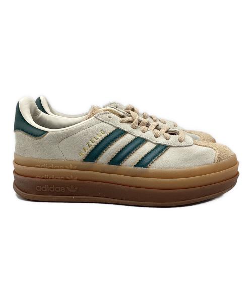 adidas（アディダス）adidas (アディダス) ローカットスニーカー グリーン×ホワイト サイズ:SIZE 23cmの古着・服飾アイテム