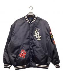 FREAK'S STORE×KEBOZ（フリークスストア×ケボズ）の古着「スタジャン」｜ネイビー