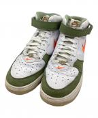 NIKEナイキ）の古着「Air Force 1 Mid QS」｜黄緑
