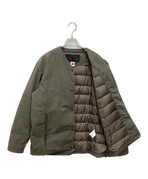 NANGA（ナンガ）NANGA (ナンガ) ヒノックカーディガン ダウンジャケット 滋賀ダウン オリーブ サイズ:SIZE Sの古着・服飾アイテム