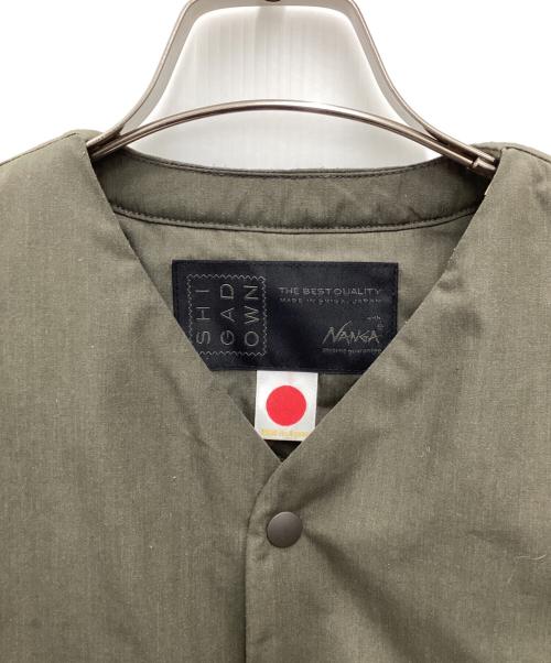 NANGA（ナンガ）NANGA (ナンガ) ヒノックカーディガン ダウンジャケット 滋賀ダウン オリーブ サイズ:SIZE Sの古着・服飾アイテム