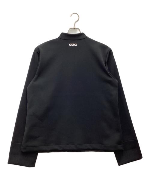 CDG（シーディージー）CDG (シーディージー) ポリエステルジャージーチャイナジャケット ブラック サイズ:SIZE XLの古着・服飾アイテム