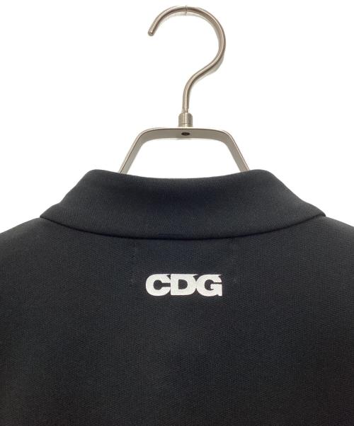 CDG（シーディージー）CDG (シーディージー) ポリエステルジャージーチャイナジャケット ブラック サイズ:SIZE XLの古着・服飾アイテム