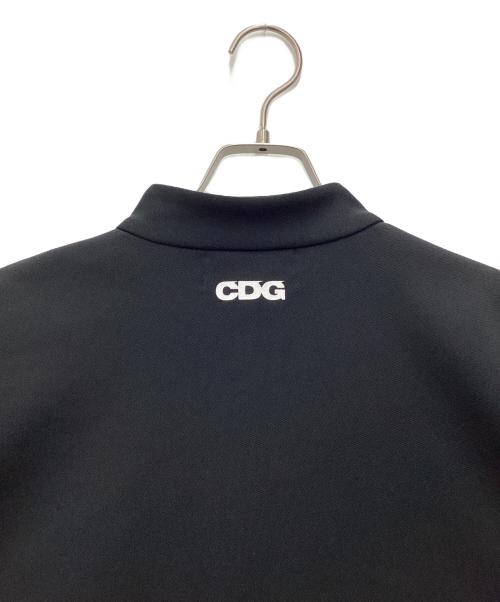 CDG（シーディージー）CDG (シーディージー) ブルゾン ポリエステルジャージーチャイナジャケット ブラック サイズ:SIZE XLの古着・服飾アイテム