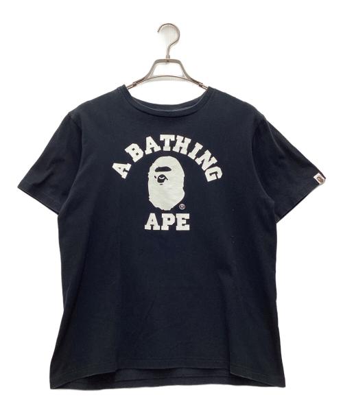 A BATHING APE（アベイシングエイプ）A BATHING APE (アベイシングエイプ) 半袖カットソー ブラック サイズ:SIZE Mの古着・服飾アイテム