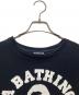 中古・古着 A BATHING APE (アベイシングエイプ) 半袖カットソー ブラック サイズ:SIZE M：5000円