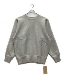 waiper（ワイパー）の古着「クルーネックニット」｜ライトグレー