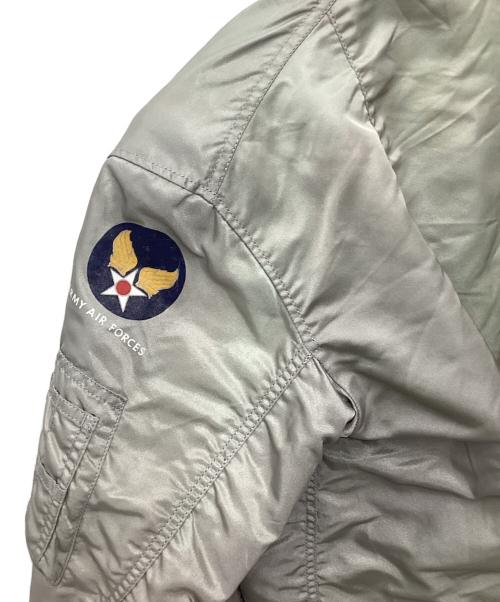 US ARMY AF（ユーエスアーミー）US ARMY AF (ユーエスアーミー) フライトジャケット ライトグレー サイズ:Mの古着・服飾アイテム