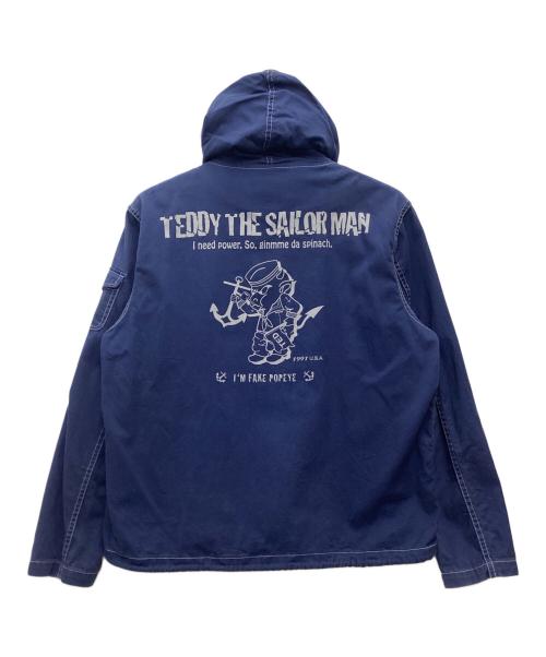 TED COMPANY（テッドカンパニー）TED COMPANY (テッドカンパニー) 2014シャツパーカ ジップパーカー ネイビー サイズ:SIZE Mの古着・服飾アイテム