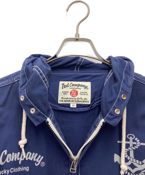 TED COMPANY（テッドカンパニー）TED COMPANY (テッドカンパニー) 2014シャツパーカ ジップパーカー ネイビー サイズ:SIZE Mの古着・服飾アイテム