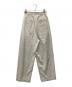 RIM.ARK (リムアーク) W tuck wide slacks スラックス アイボリー サイズ:SIZE 36：5000円