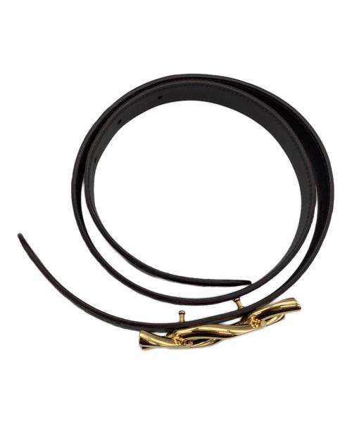 Saint Laurent Paris（サンローランパリ）Saint Laurent Paris (サンローランパリ) レザーベルト ブラウンの古着・服飾アイテム