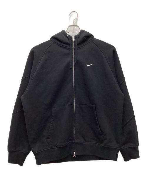 SUPREME（シュプリーム）Supreme (シュプリーム) NIKE (ナイキ) Zip Up Hooded Sweatshirt ブラック サイズ:SIZE XLの古着・服飾アイテム