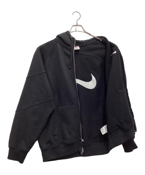 SUPREME（シュプリーム）Supreme (シュプリーム) NIKE (ナイキ) Zip Up Hooded Sweatshirt ブラック サイズ:SIZE XLの古着・服飾アイテム