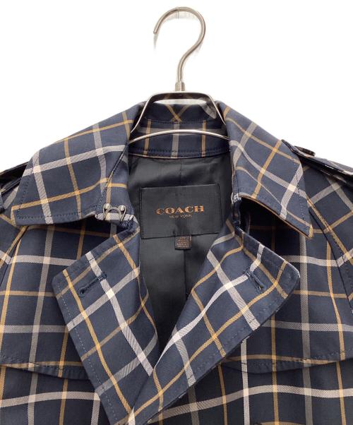 COACH（コーチ）COACH (コーチ) トレンチコート ブラウン サイズ:SIZE XXSの古着・服飾アイテム