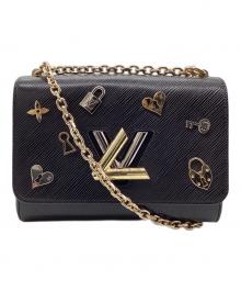 LOUIS VUITTON（ルイ ヴィトン）の古着「ツイストMMラブロック ショルダーバッグ エピ」｜ノワール
