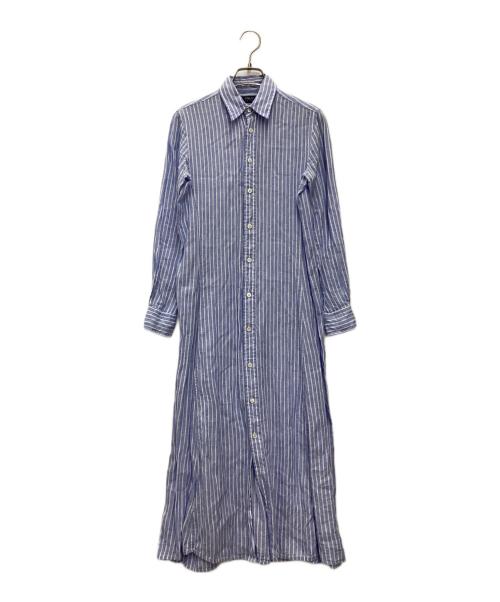 POLO RALPH LAUREN（ポロ・ラルフローレン）POLO RALPH LAUREN (ポロ・ラルフローレン) 長袖ワンピース スカイブルー サイズ:SIZE 0の古着・服飾アイテム