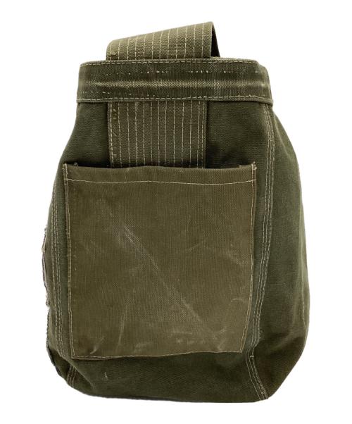 -（-）- (-) ワッペンショルダーバッグ 50s オリーブの古着・服飾アイテム