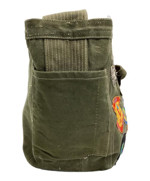 -（-）- (-) ワッペンショルダーバッグ 50s オリーブの古着・服飾アイテム