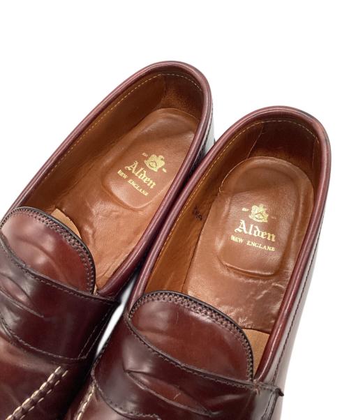 Alden（オールデン）ALDEN (オールデン) コインローファー ブラウン サイズ:SIZE 9 1/2の古着・服飾アイテム
