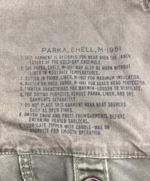 US ARMY（ユーエスアーミー）US ARMY (ユーエスアーミー) M-1951 Parka Shell カーキ サイズ:SIZE Lの古着・服飾アイテム