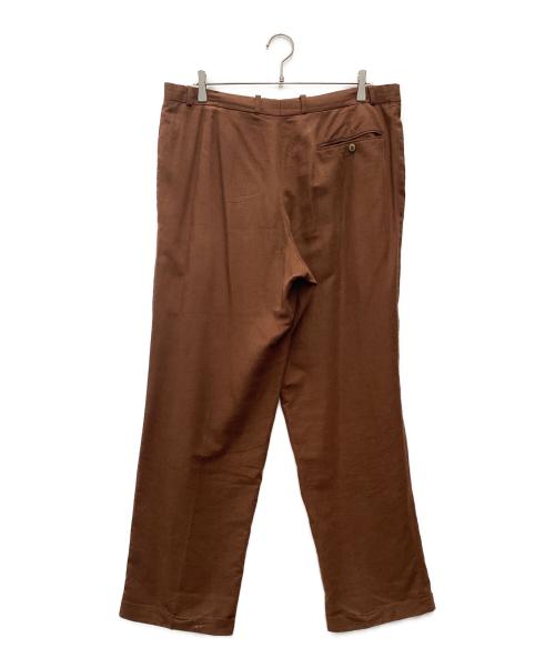 Jeitler（-）Jeitler (-) リネン混パンツ OPTIジップ 70s~80s ブラウン サイズ:SIZE 不明の古着・服飾アイテム