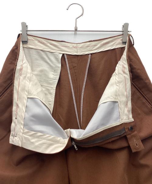 Jeitler（-）Jeitler (-) リネン混パンツ OPTIジップ 70s~80s ブラウン サイズ:SIZE 不明の古着・服飾アイテム