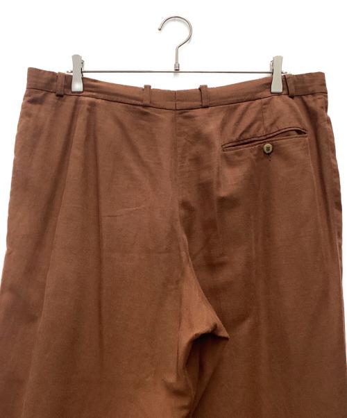 Jeitler（-）Jeitler (-) リネン混パンツ OPTIジップ 70s~80s ブラウン サイズ:SIZE 不明の古着・服飾アイテム