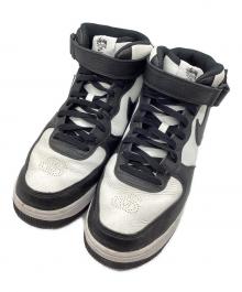 NIKE×stussy（ナイキ×ステューシー）の古着「AIR FORCE1 MID」｜ホワイト×ブラック