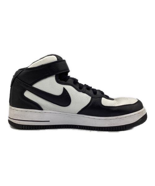 NIKE（ナイキ）NIKE (ナイキ) stussy (ステューシー) AIR FORCE1 MID ホワイト×ブラック サイズ:SIZE 28.5cmの古着・服飾アイテム