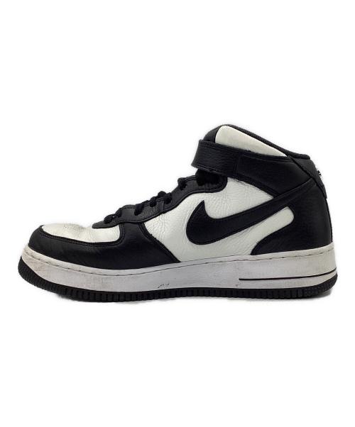NIKE（ナイキ）NIKE (ナイキ) stussy (ステューシー) AIR FORCE1 MID ホワイト×ブラック サイズ:SIZE 28.5cmの古着・服飾アイテム