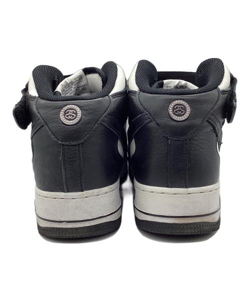 NIKE（ナイキ）NIKE (ナイキ) stussy (ステューシー) AIR FORCE1 MID ホワイト×ブラック サイズ:SIZE 28.5cmの古着・服飾アイテム