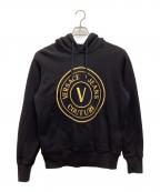 VERSACE JEANS COUTUREヴェルサーチ ジーンズクチュール）の古着「パーカー」｜ブラック
