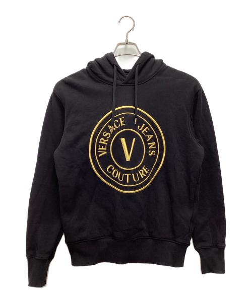 VERSACE JEANS COUTURE（ヴェルサーチ ジーンズクチュール）VERSACE JEANS COUTURE (ヴェルサーチ ジーンズクチュール) パーカー ブラック サイズ:SIZE Sの古着・服飾アイテム