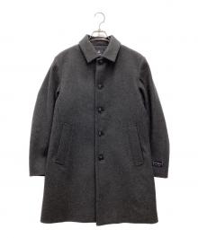 nano・universe（ナノ・ユニバース）の古着「メルトンステンカラーコート」｜ネイビー