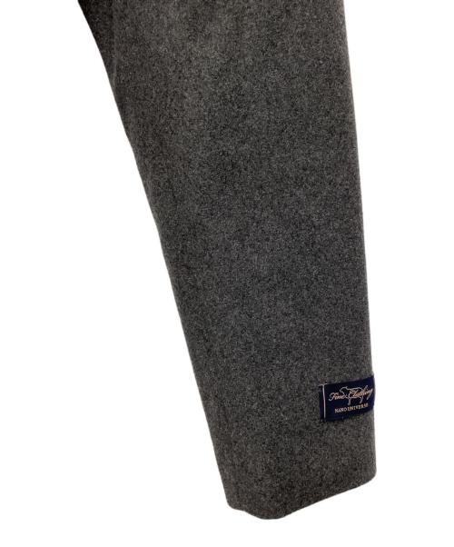 nano・universe（ナノ・ユニバース）nano・universe (ナノ・ユニバース) メルトンステンカラーコート ネイビー サイズ:SIZE Sの古着・服飾アイテム