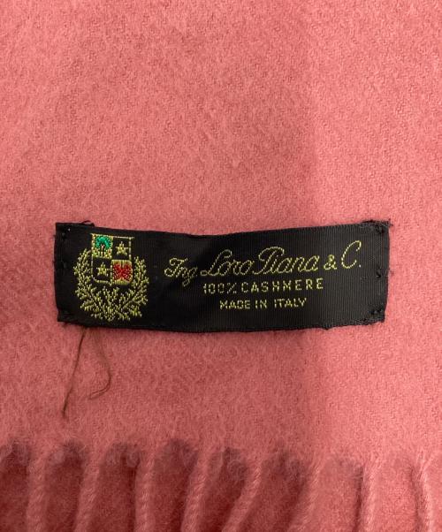 LORO PIANA（ロロピアーナ）LORO PIANA (ロロピアーナ) マフラー ピンクの古着・服飾アイテム