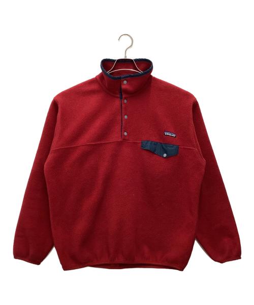 Patagonia（パタゴニア）Patagonia (パタゴニア) スナップT クルーネックスウェット レッド サイズ:SIZE 不明の古着・服飾アイテム