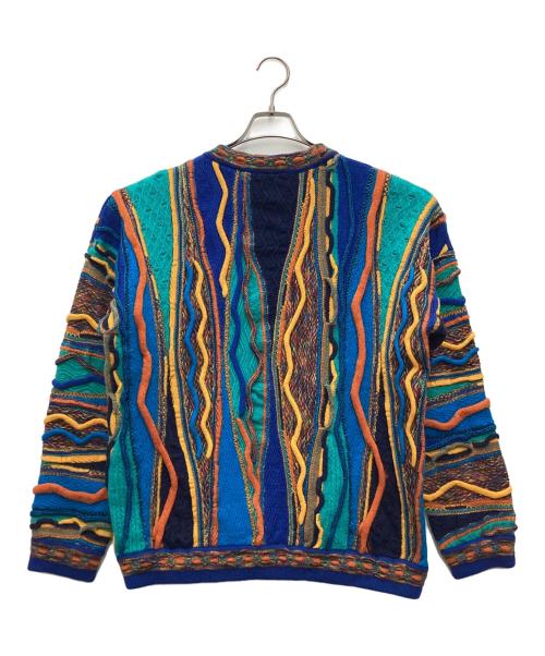 EMAROO AUSTRALIA（エマルーオーストラリア）EMAROO AUSTRALIA (エマルーオーストラリア) 3D knit 厚手ニット 90s マルチカラー サイズ:SIZE XLの古着・服飾アイテム