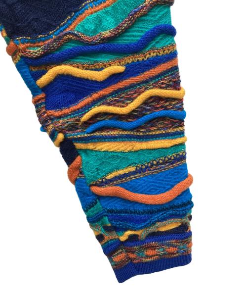 EMAROO AUSTRALIA（エマルーオーストラリア）EMAROO AUSTRALIA (エマルーオーストラリア) 3D knit 厚手ニット 90s マルチカラー サイズ:SIZE XLの古着・服飾アイテム