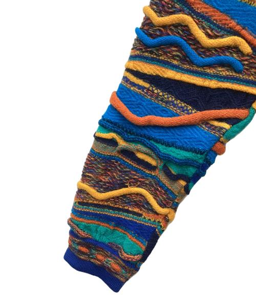 EMAROO AUSTRALIA（エマルーオーストラリア）EMAROO AUSTRALIA (エマルーオーストラリア) 3D knit 厚手ニット 90s マルチカラー サイズ:SIZE XLの古着・服飾アイテム