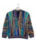 EMAROO AUSTRALIA (エマルーオーストラリア) 3D knit 厚手ニット 90s マルチカラー サイズ:SIZE XL：7000円