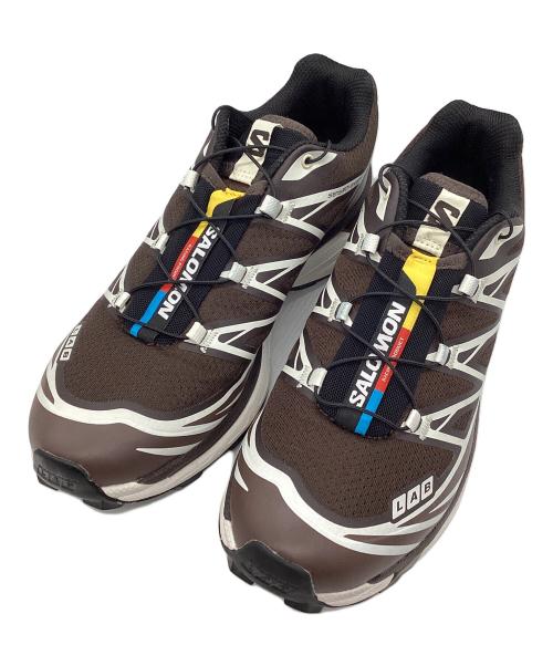 SALOMON（サロモン）SALOMON (サロモン) ランニングシューズ ブラウン サイズ:SIZE 24.5cmの古着・服飾アイテム