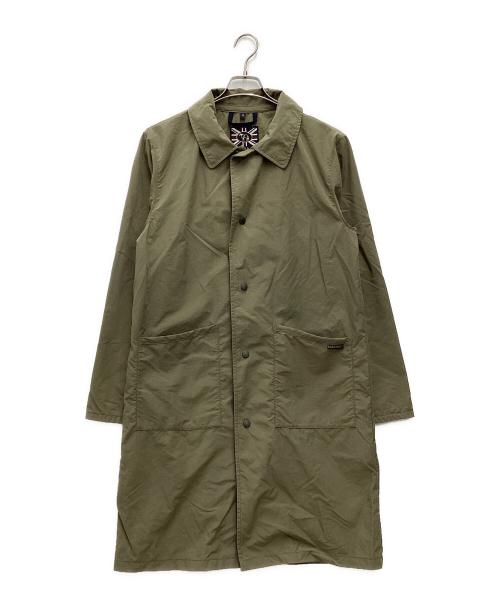 LAVENHAM（ラベンハム）LAVENHAM (ラベンハム) ナイロンステンカラーコート オリーブ サイズ:SIZE Mの古着・服飾アイテム