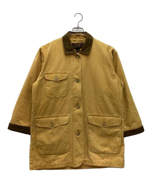 Eddie Bauer（エディーバウアー）Eddie Bauer (エディーバウアー) ハンティングジャケット　黒タグ80s～ 古着 インドネシア製 ブラック サイズ:SIZE Sの古着・服飾アイテム