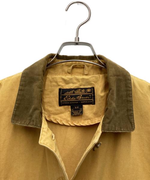 Eddie Bauer（エディーバウアー）Eddie Bauer (エディーバウアー) ハンティングジャケット　黒タグ80s～ 古着 インドネシア製 ブラック サイズ:SIZE Sの古着・服飾アイテム